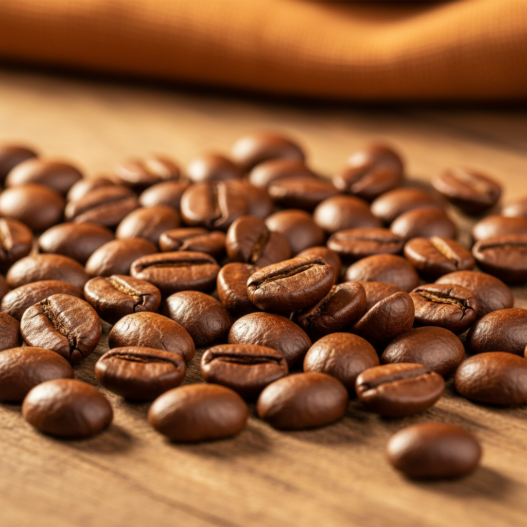 Heritage Pearl coffee beans close-up